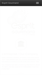 Mobile Screenshot of espritgourmand.com